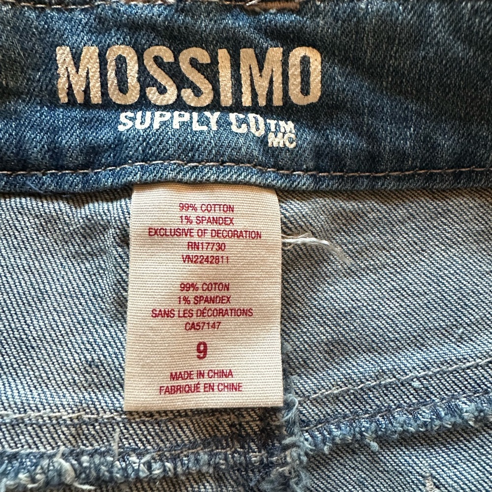 Mossimo Supply Co. Juniors Jean Shorts Size 9 - Picture 3 of 3